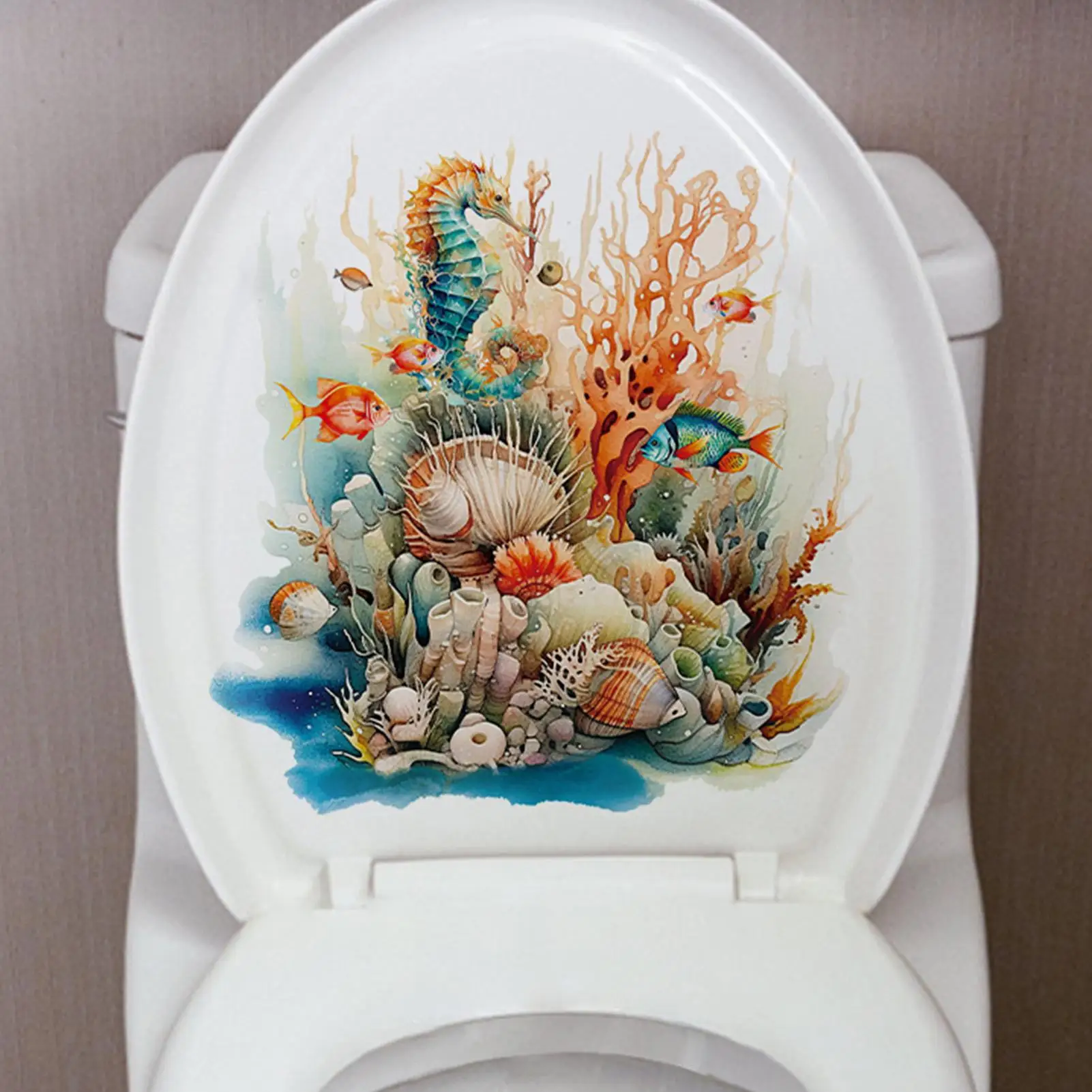 Background Aquarium 3D Sticker Poster Decoration Fish Tank Ocean Plants Double-sided Landscape Aquarium Ornament Accessories