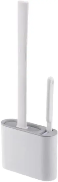 

Набор силиконовых щеток для унитаза с держателем — чистка ванной комнаты, очиститель щелей, противоскользящая ручка, настенный кронштейн