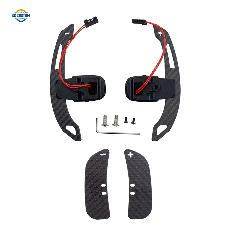 

Sell Well SK CUSTOM Magnetic Paddle Shifter Carbon Fiber Paddle Shift For A45 C63 S65 S63 Steering Wheel