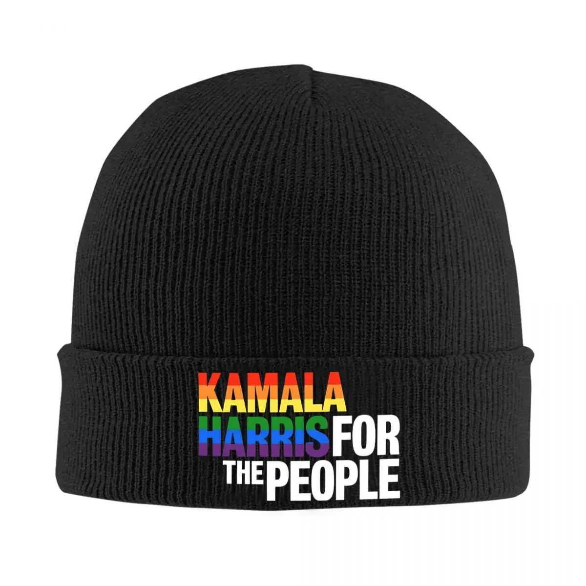 Kamala Harris 2024 Election Hat Autumn Winter Beanies Warm Madam President Cap Unisex Knitted Hat