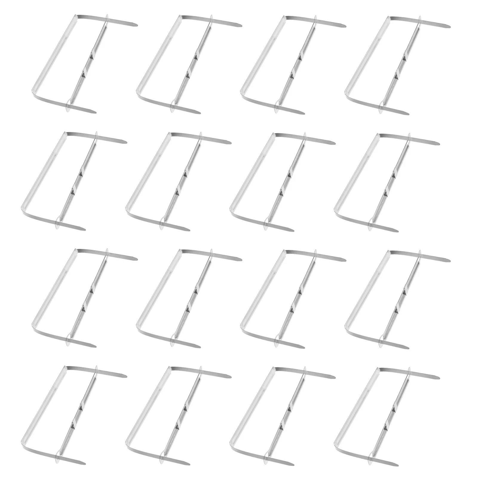 

100pcs Paper Punch Rustproof Metal Durable 2-hole Portable Silver for Office Thin Plastic Cardboard Photo Easy