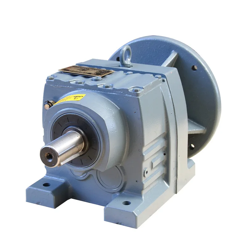 For R57 R67 series high torque low speed gear reducer helical gear reducer with AC 380V 220V motor 1HP