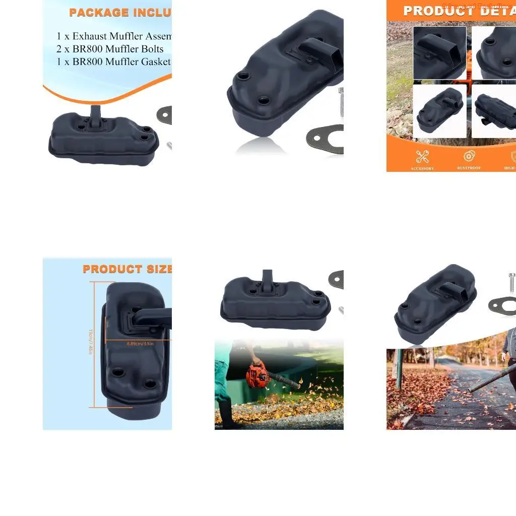 

Backpacks Blower Exhaust Silencers Component Set Includes Bolts And Gaskets W91B