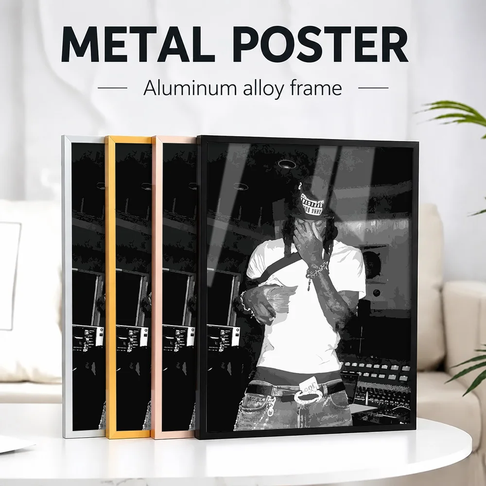 Playboi Carti Metal Poster With Aluminum Alloy Frame Personalized Photo Vintage Sound Style Wall Art For Studio Music Fan Gift