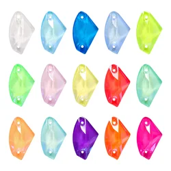 Galactic Shaped Neon Series Glass Sewn Rhinestones Color High Quality Flatbase Sewing Crytsal Stones Clothes Crafts Accessories
