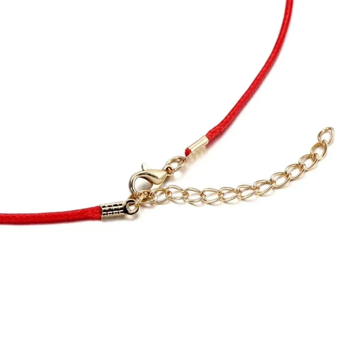 10 قطعة 1.5 مللي متر اليدوية مع مشبك قفل سلسلة الحبل قابل للتعديل حبل مضفر ل القلائد ذاتية الصنع قلادة جالبة للحظ النتائج