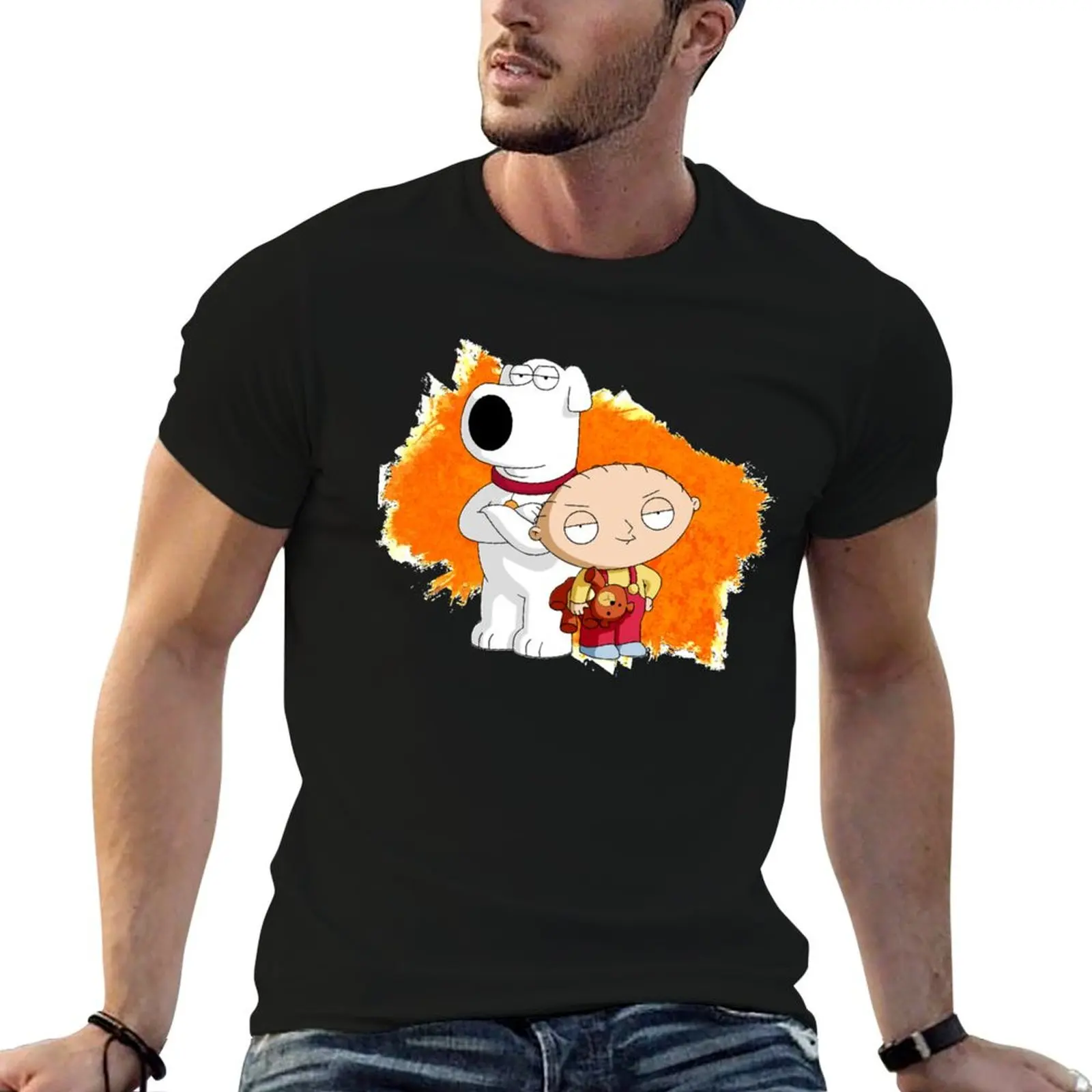 

brian and stewie T-Shirt t shirts for man graphic funny graphic t shirts for man funny t shirts dark humor T-Shirt