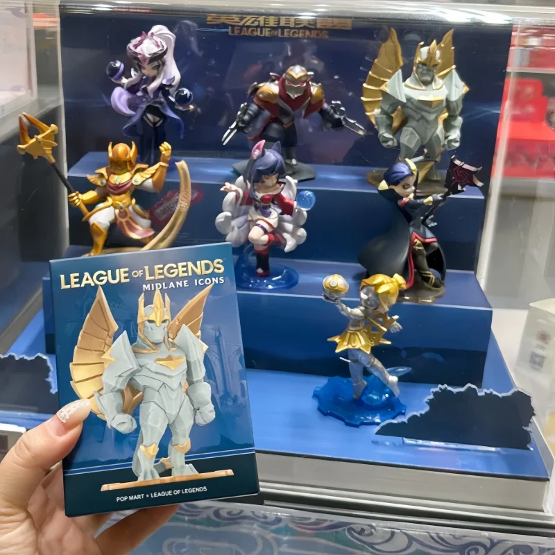 

Pop Mart Genuine League Of Legends Mid Road Showdown Series Surprise Blind Box Trendy Play Ornament Gifts For Game Collectors