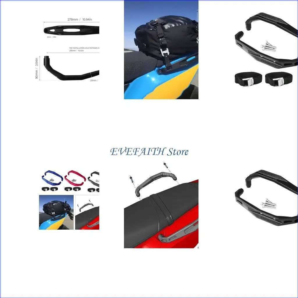 124B Motorcycle Passenger Armrest Handle Grab Bar For Tenere700 XT700Z XT 700 Z