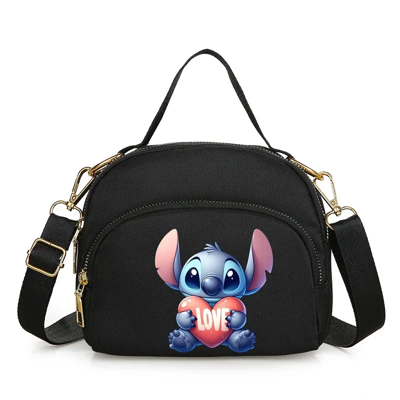 Disney Lilo & Stitch Women\'s Bags Shoulder Bag Cell Phone Purse Crossbody Shoulder Strap Handbag for Female Women\'s Underarm Bag