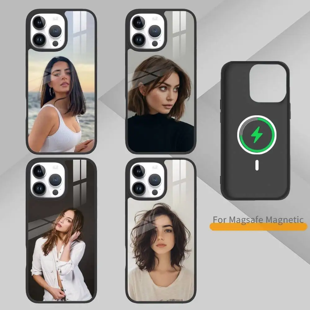 

Miss Germany D-JasminSchmid Phone Case For iPhone17,16,15,14,13 Plus,Pro Max Magnetic For Magsafe Wireless Charging