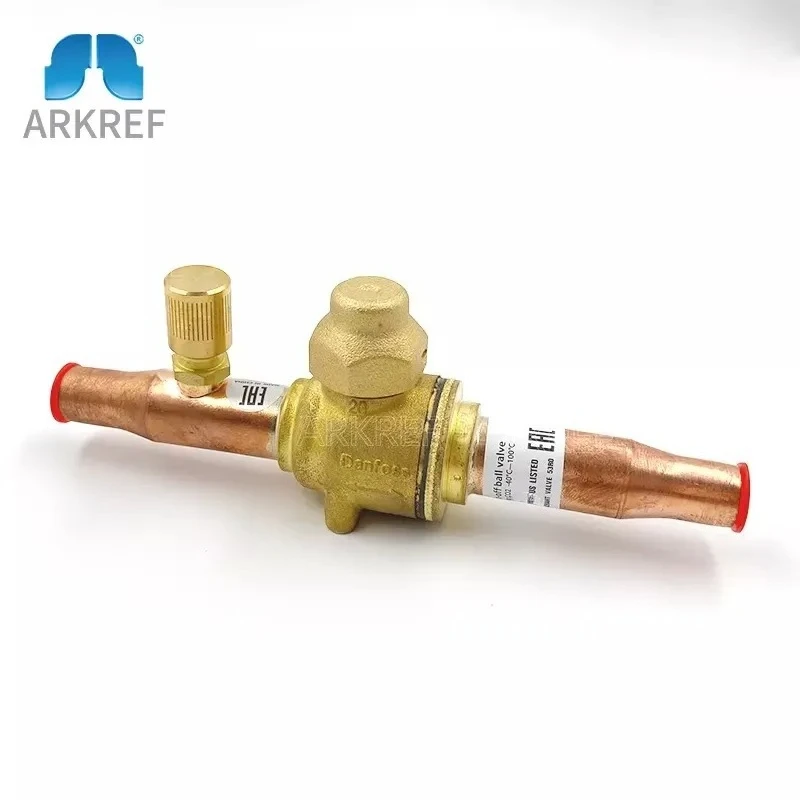 Hot Sale GBC Series Brass Ball Valve for Refrigeration Air Conditioning Cold Storage Unit Stop Valve Central Air Conditioning
