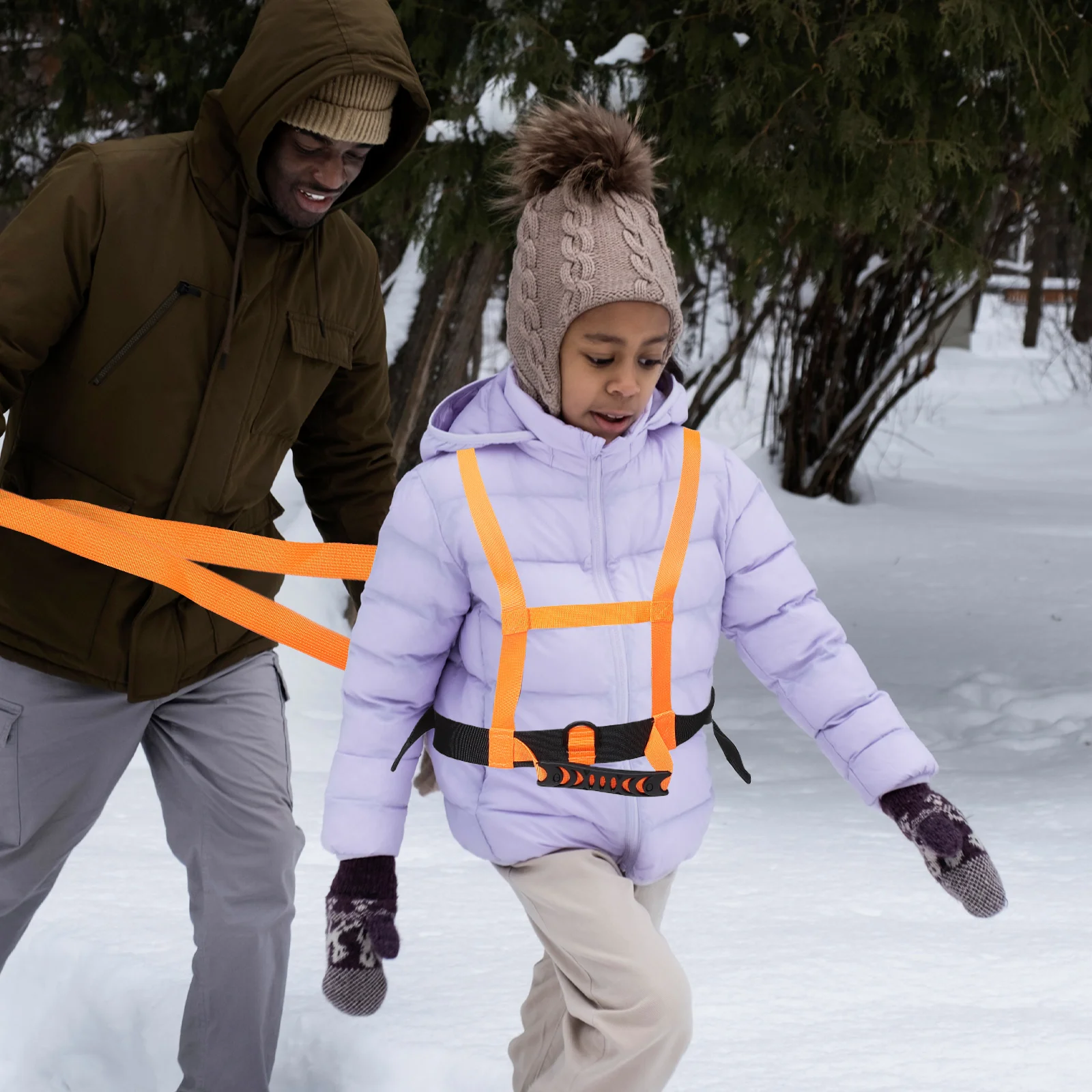 حزام تدريب التزلج لحزام الكتف المقاوم سهل الاستخدام لتعليم مهارات التزلج بين الوالدين #5