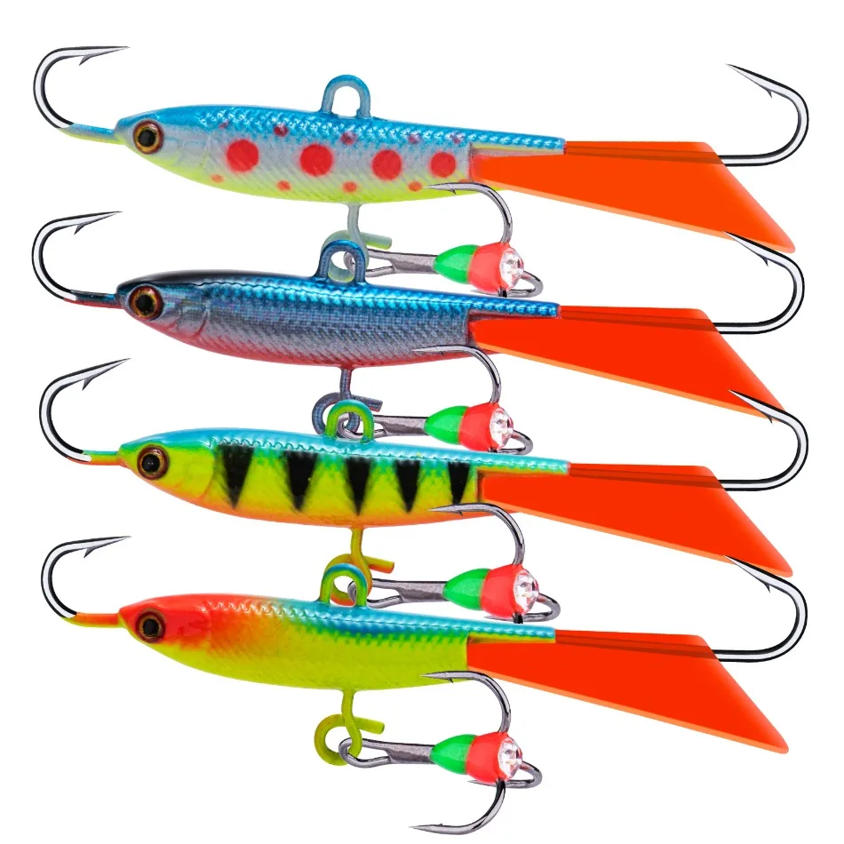 Goture 36mm 10g Ice Fishing Jigs Set Balanced Jig Lead Winter Ice Banlancer Arfiticial Ice Fishing Lure Swimbait Wobbler Set