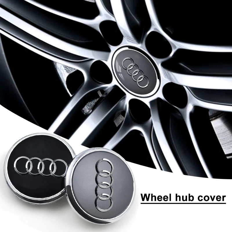 

4pcs 60mm 61mm 68mm 69mm Audi Hub Caps Car Wheel Center Caps for Audi A3 A6 Q3 B5 B6 B7 A8 A5 A4 C6 C5 C7 A7 B8 B9 Q7 8P 8V 8L