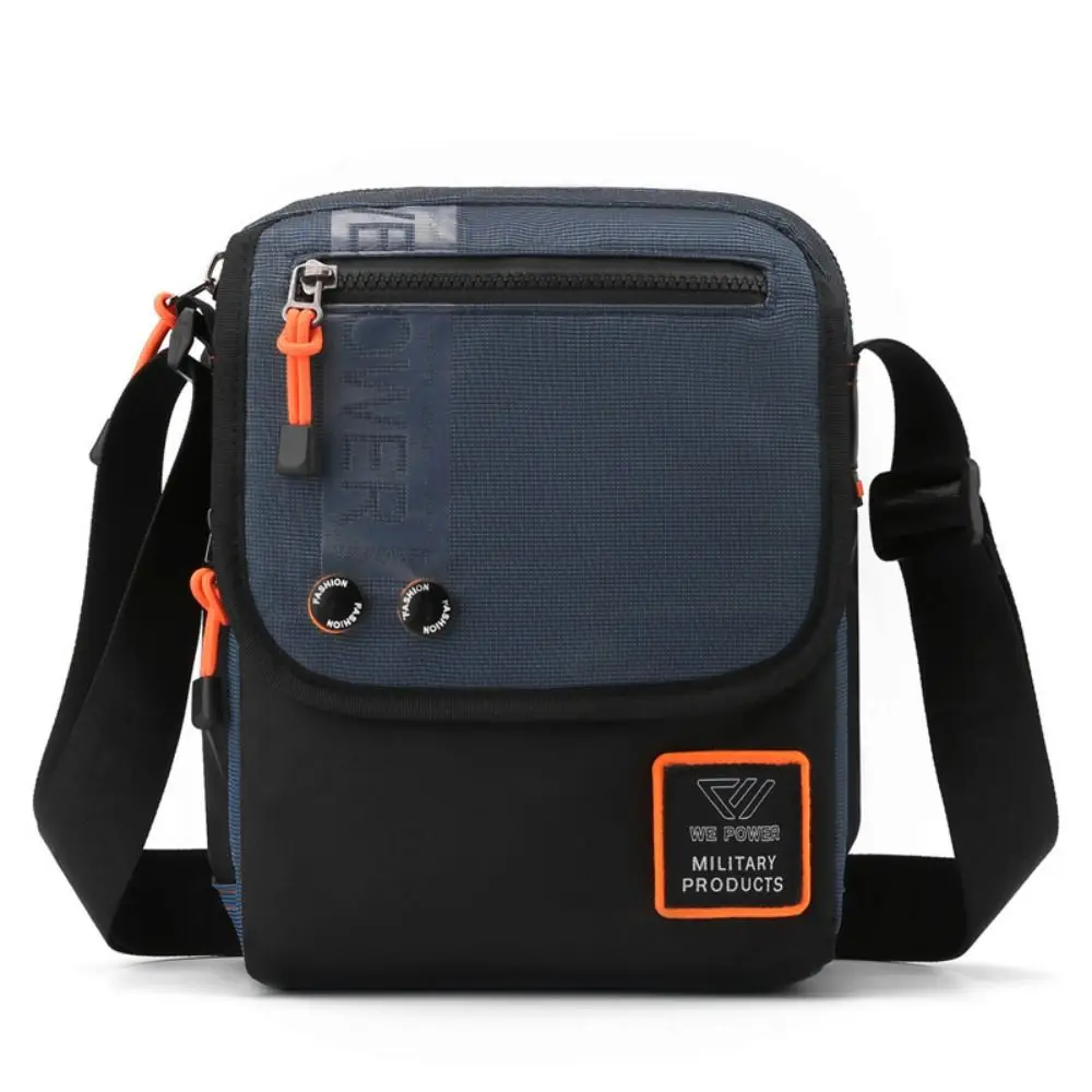 Casual Nylon Men Crossbody Bag Waterproof Large Capacity Small Sling Messenger Bag Anti-theft Mini Handbag Shoulder Bag