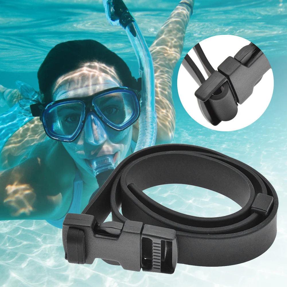 Thickened Rubber Knife Straps Snorkeling Belts Lightweight Anti-scratch Quick Release Snorkeling Belts For Diving Swimming