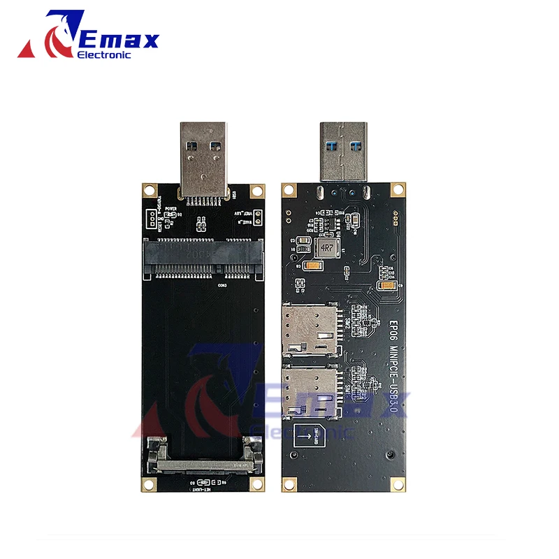 Imagem -03 - Adaptador de Pcie para Usb3.0 com Entrada para Cartão Sim Duplo para Dirigir Mc7430 Mc7455 Mc7421 Mc7430 Mc7411