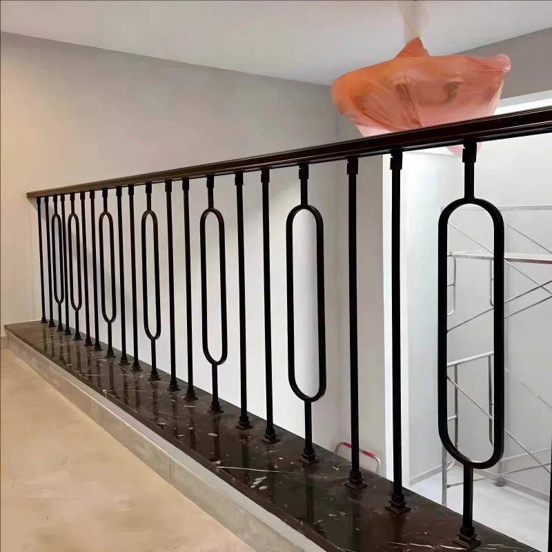 Customization Stair Railing Modern Stair Handrail Modern  Staircase Handrail  square Steel Accessories