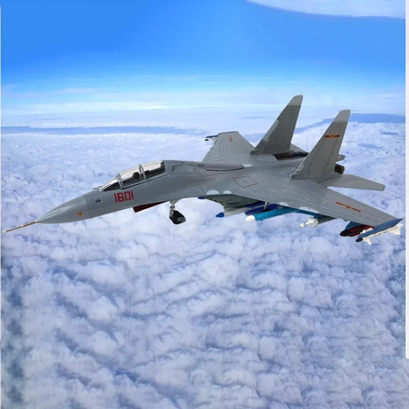 Diecast 1:100 Scale J-16 fighter Alloy Finished Simulation Model Toy Static Decoration Souvenir Gifts For Adult Boy