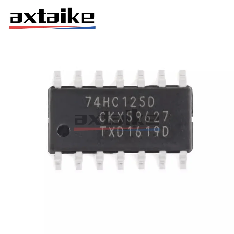 20PCS 74HC125D SOP-14 74HC125 SN74HC125DR SN74HC125D HC125 SMD IC Quad buffer/line Driver 3-state