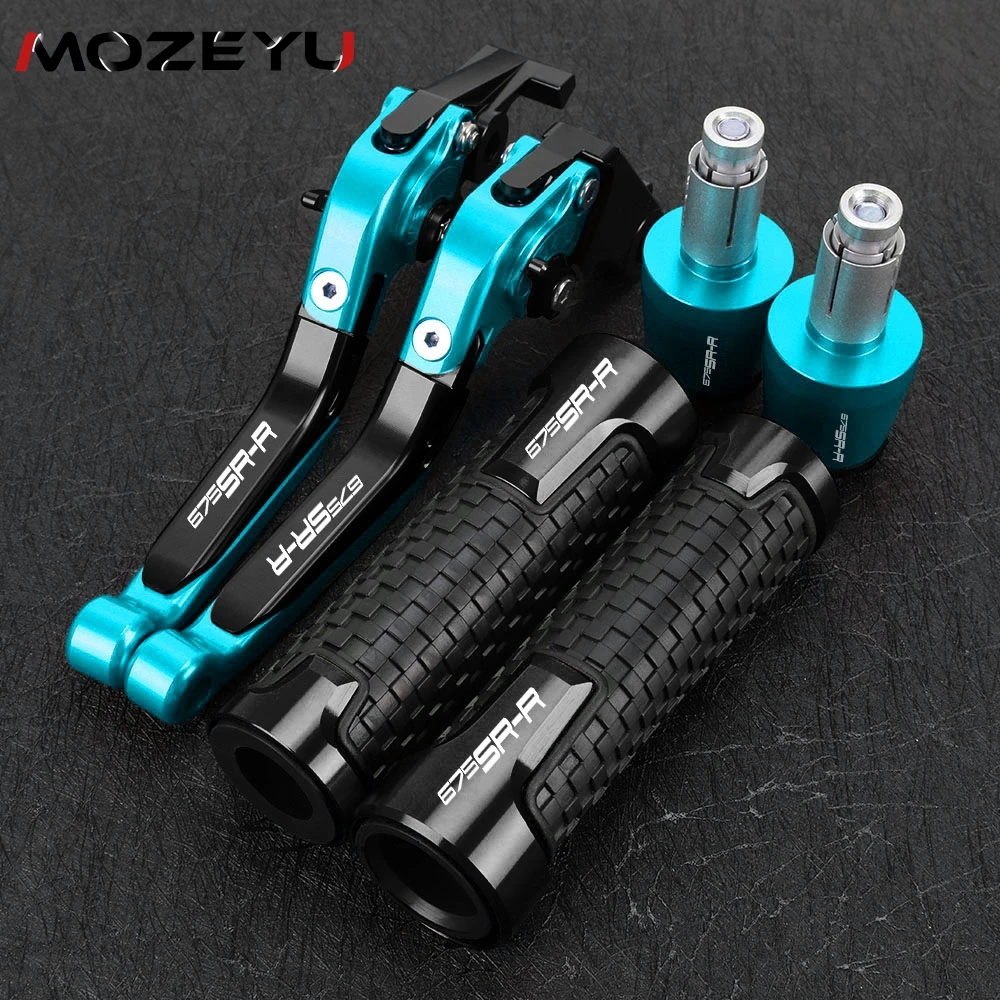 

For CFMOTO CF MOTO 675SRR 675 SR-R 675 SRR 2024 2025 2026 Aluminium Handle bar Grips Adjustable Brake Clutch Levers Accessories