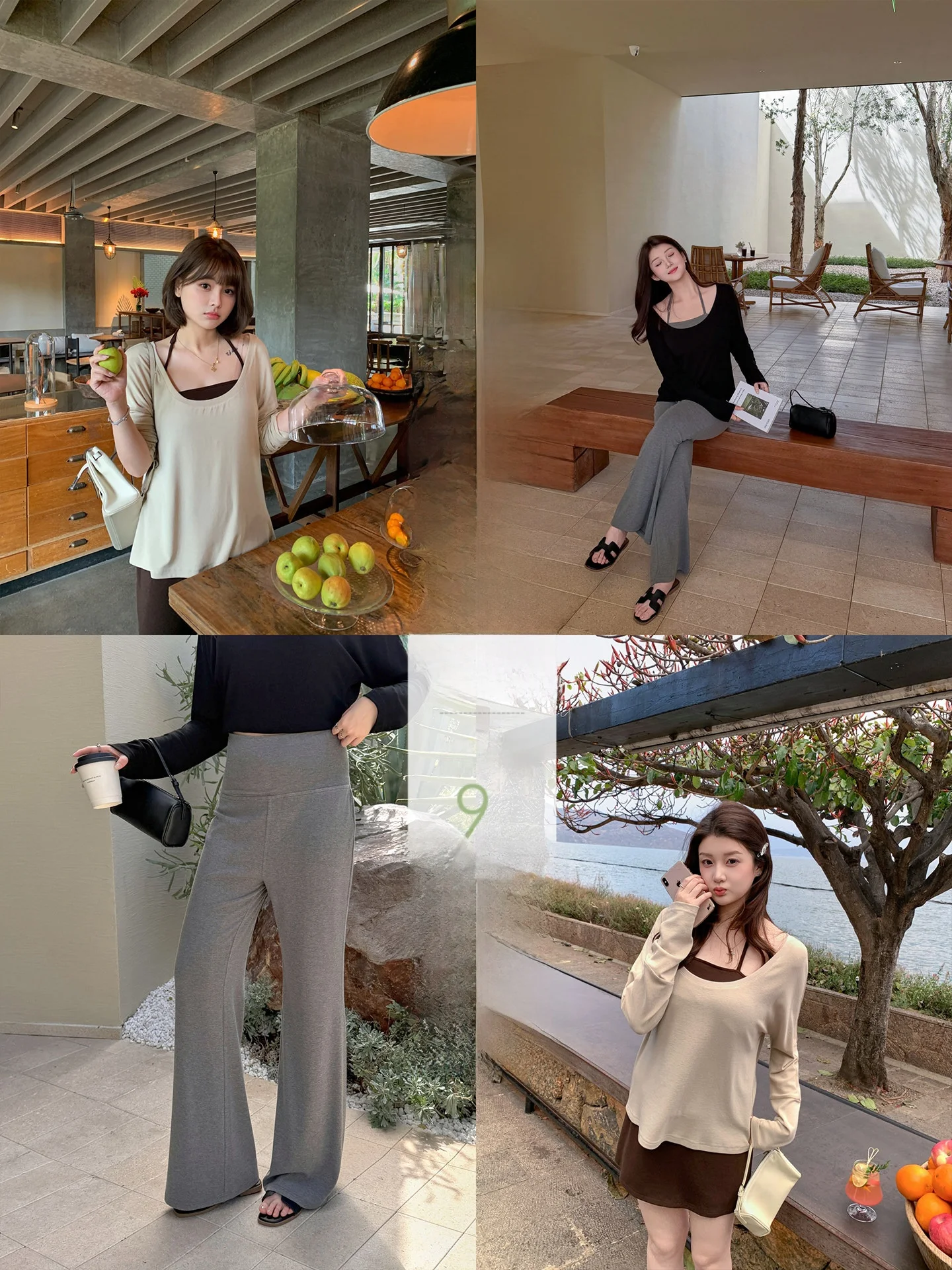 

Maxixe plus Size Women's Faion Set New Arrival Loose Feelment Hanging Ne Vest Four Piece Set Casual Commute High Waist Lo...