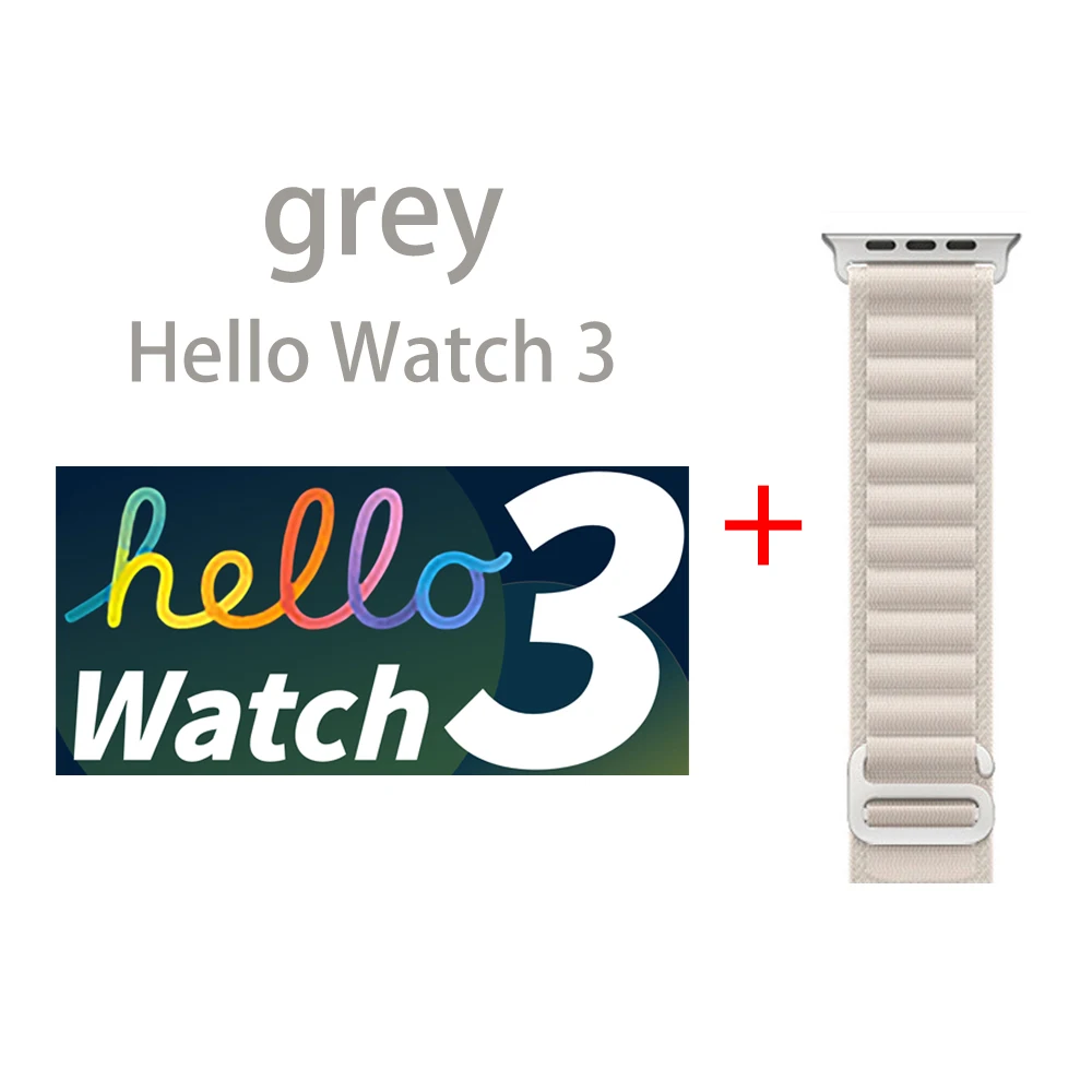 Hello Watch 3 Plus ULTRA2 Smartwatch 49mm AMOLED 4G ROM NFC brújula reloj Bluetooth llamada deportes reloj inteligente hombres