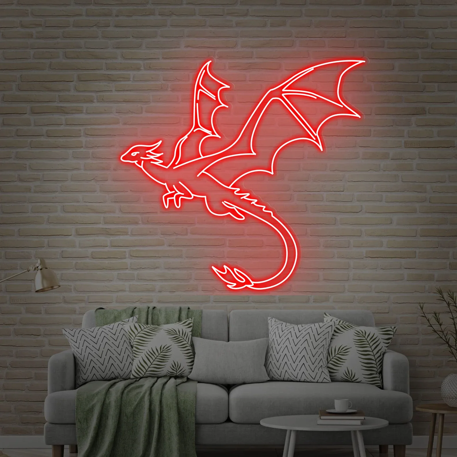 Dragon Neon Sign, Dragón Decor, Neon Art Sign, Neon Sign Art, Led Neon Sign Japan, Neon Decorations, Neon Sign Bedroom Decor