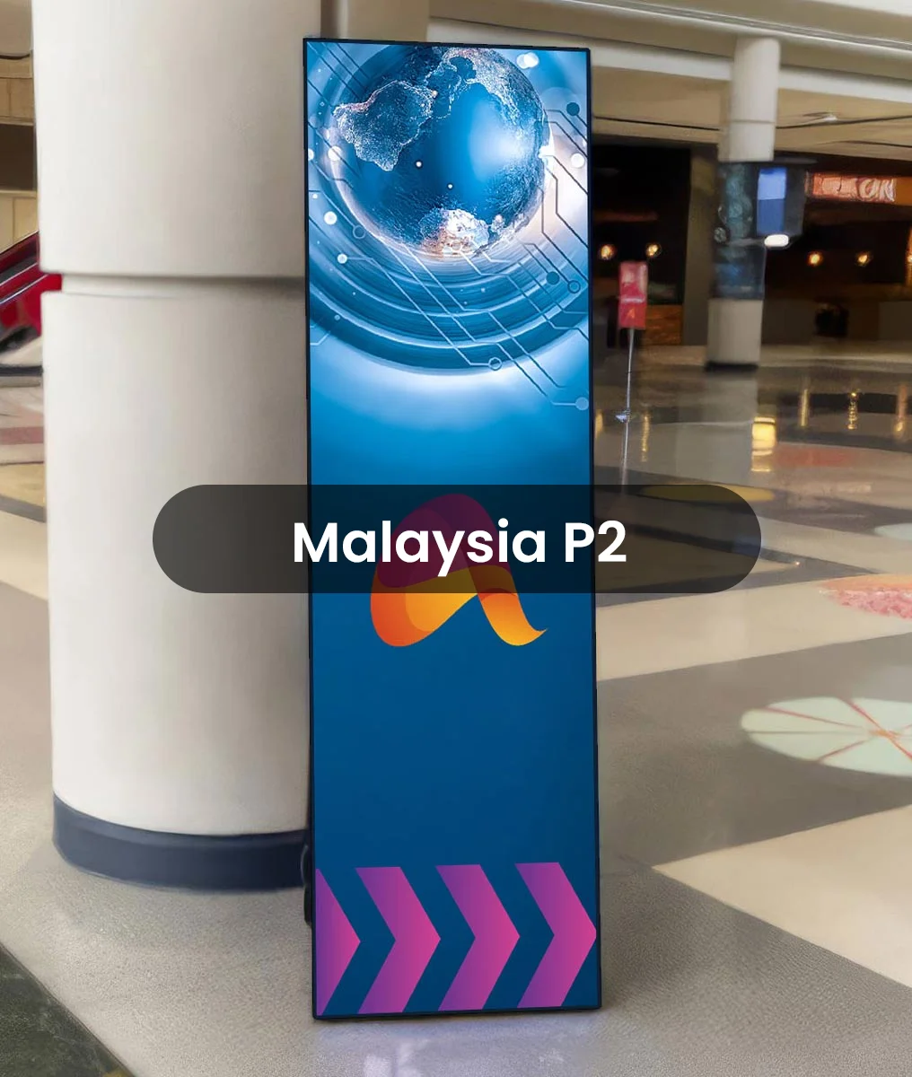 BOTAI Digital LED Poster P1.8 P2 P2.5 P3 Indoor HD Electronic Advertising LED Screen Wifi Control Floor Standing LED Display