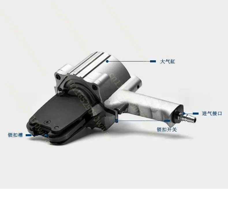 FTL-32 pneumatic strapping and tensioning machine, steel-specific steel strip fastening machine