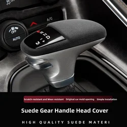 For DODGE Durango SRT/Challenger SRT/Charger SRT/Charger Suede Gear Shift Handle Decorative Cover Accessories.