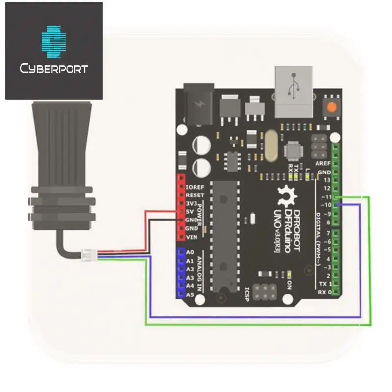 1-teiliger Ultraschall-Abstandssensor, Penetration, Smog, Staub, größerer Bereich, 7,5 m, Sensor für Arduino-Sensor (PWM)