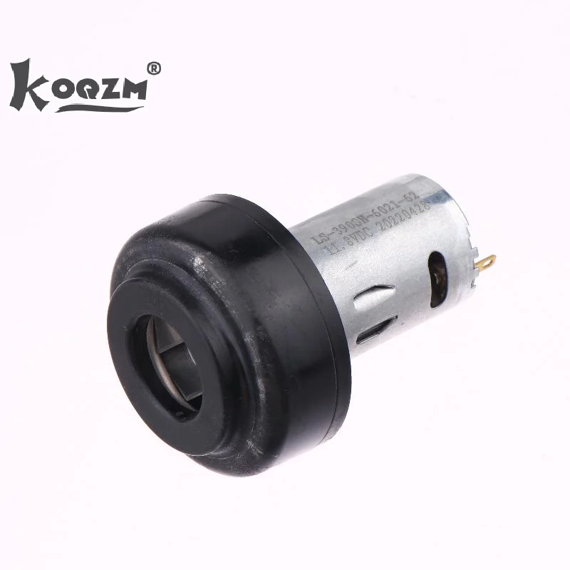 DC 7.4V-12V 72W 390マイクロファンモーター ダブルボールベアリング高速パワータービンファン DIY掃除機クリーニングツール