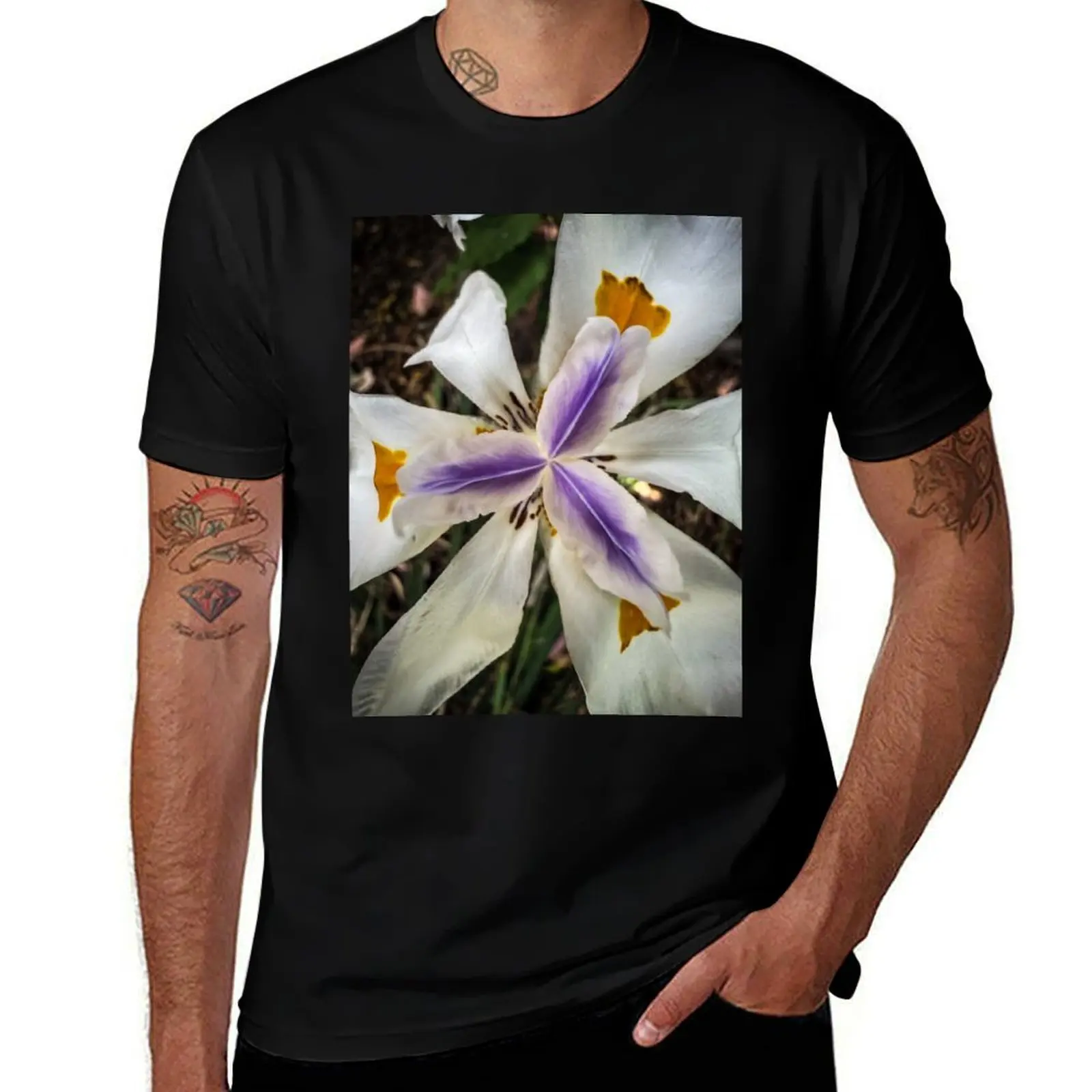 

Fortnight Lily in the Garden T-Shirt blanks vintage t shirts shirts graphic tees mens tall t shirts