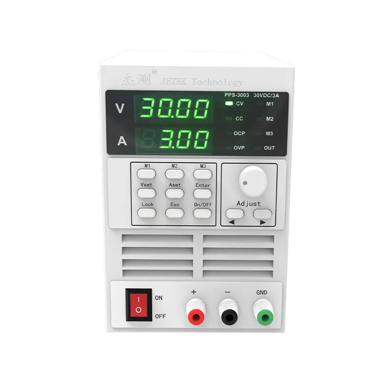 DC regulated power supply Direct pin regulated voltage Preset three groups of voltage and current Optional low power