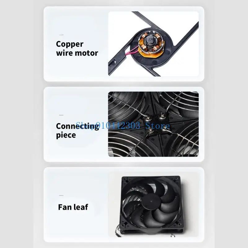 L4MD MultiPurposesturse Router Router Film Apresenta velocidade ajustável para o servidor laptop Film ventilação