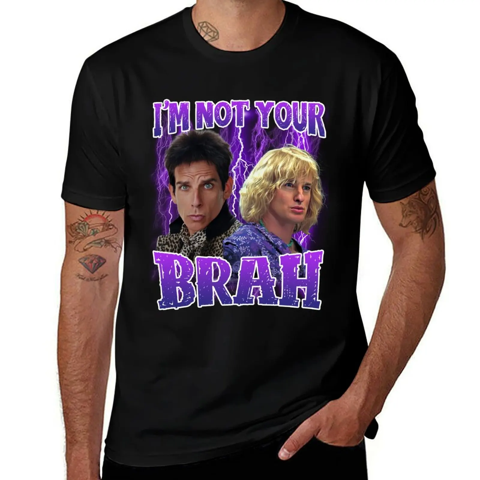 

I'm not your brah (Zoolander) T-Shirt Breathable Sportswear T-Shirt for Men