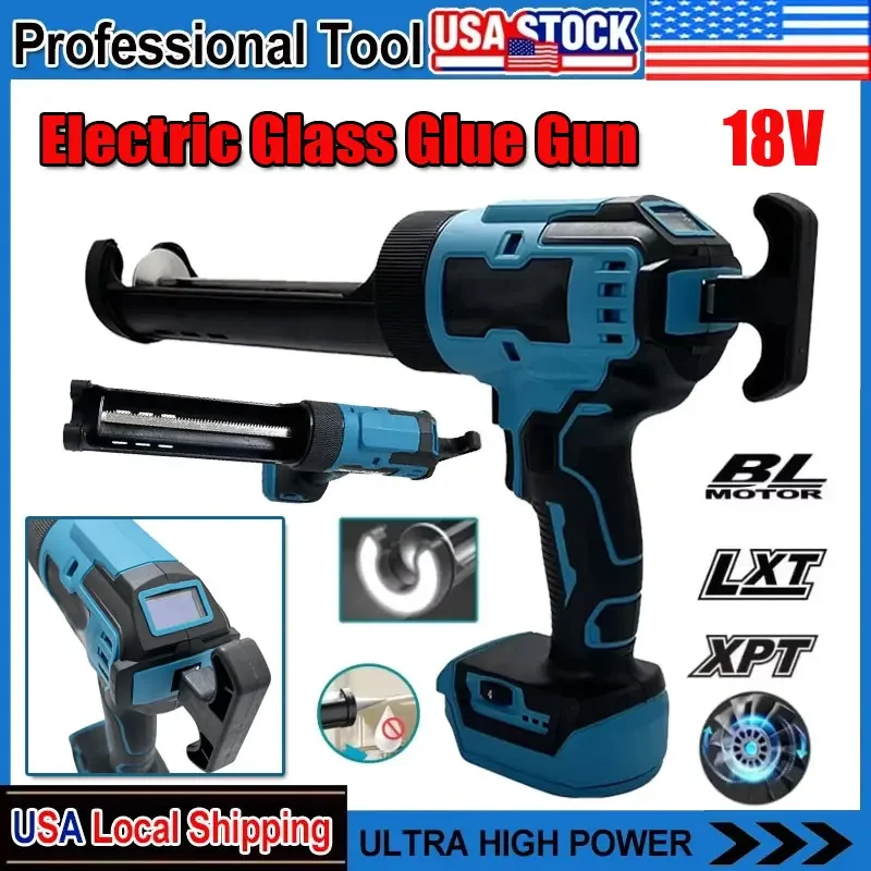 

Электрический клеевой пистолет для стекла Makita, клей для цемента, стекла, герметик, инструмент, беспроводной стеклянный пистолет для наполнения окон, швейный пистолет