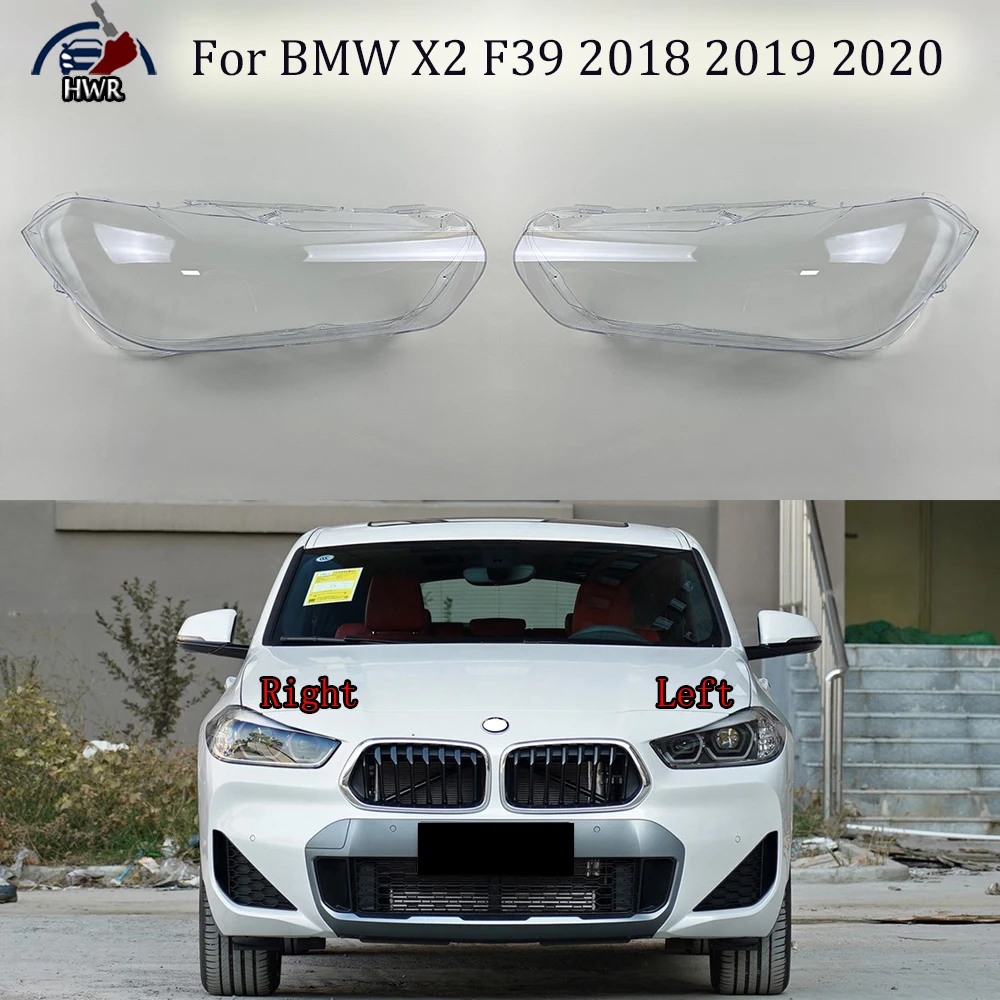 

Для BMW X2 F39 2018 2019 2020 крышка фары абажур прозрачный абажур корпус фары плексиглас заменить оригинальные линзы