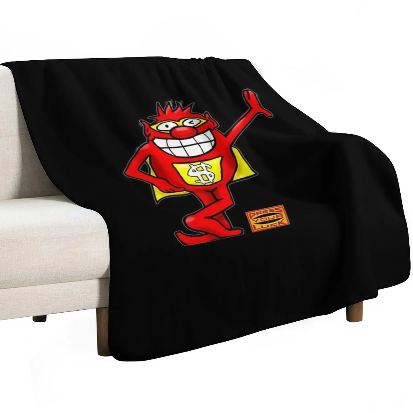 

BUZZR Press Your Luck Whammy Throw Blanket Kid'S for sofa Plaid on the sofa Blankets