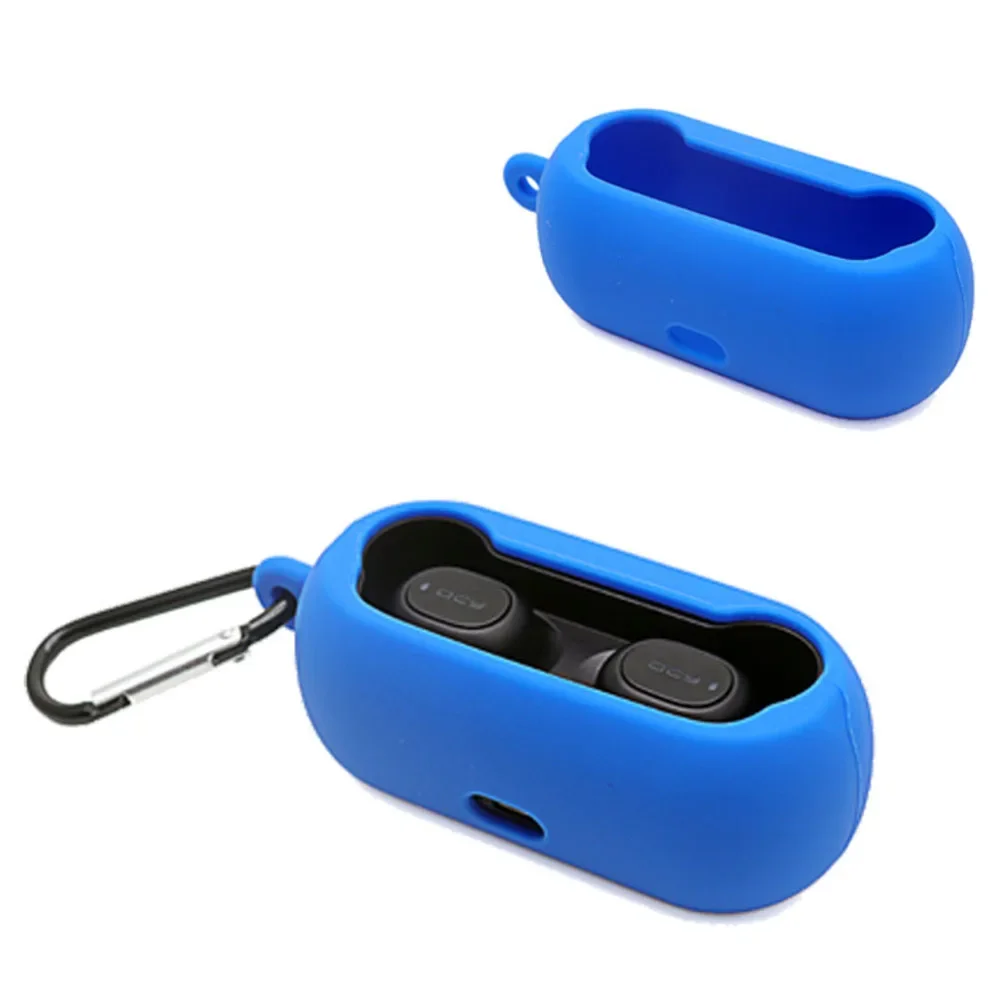 Waterdichte siliconen beschermhoes voor oordopjes, compatibel met SoundPEATS TrueFree QCY T1 draadloze oordopjes