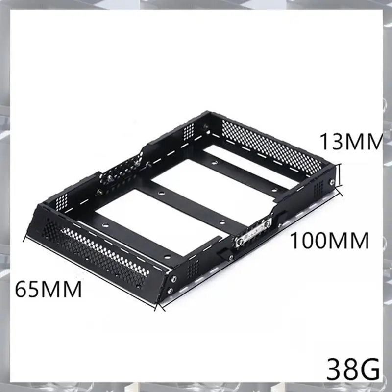 A84F-金属荷物キャリアルーフラック固定レール付きトラクサス TRX4M 1/18 RC クローラー車のアップグレードスペアパーツ