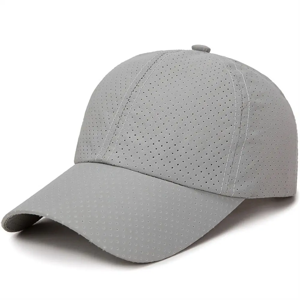 

Men Women Quick Dry Baseball Cap Adjustable Thin Mesh Outdoor Hat Breathable UV Protection Sports Caps Golf Tennis
