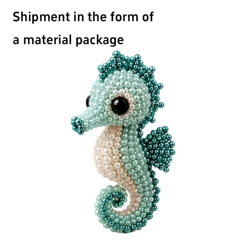 DIY Animal Shape 3D Beaded Animal Kit Handmade with Colorful Beads Bead Weaving Kit Craft DIY Bead Craft Kit For Adults &