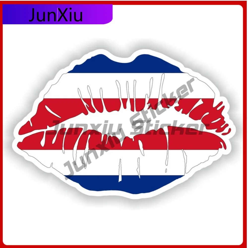 

С деталями национального герба Коста-Рика, флаг с губами, индивидуальная автостайлинг, используемая для автомобилей, мотоциклов и скутеров