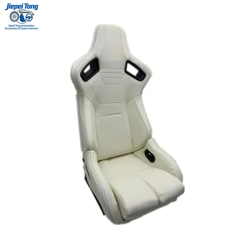 

Новое универсальное гоночное кресло-ковш из белой ПВХ-кожи