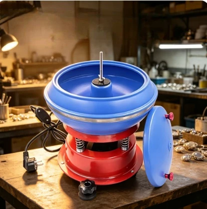 High‑Efficiency Vibration Polishing Device | Compact DIY Jewellery Tumbler Machine for Metal Deburring & Brightening