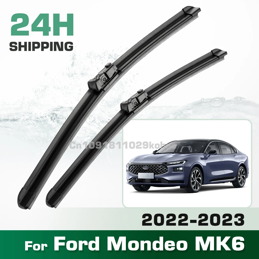 

Для Ford Mondeo MK6 2022-2023 левый и правый передние щетки стеклоочистителя лобовое стекло щетка 26 "+ 19"