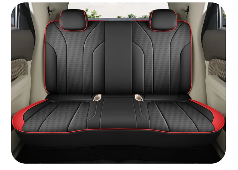 Anti-wear Full Wrap Leather Car Seat Covers 5 Seater Fit GWM ORA 5 Soft Skin-friendly Seat Protector